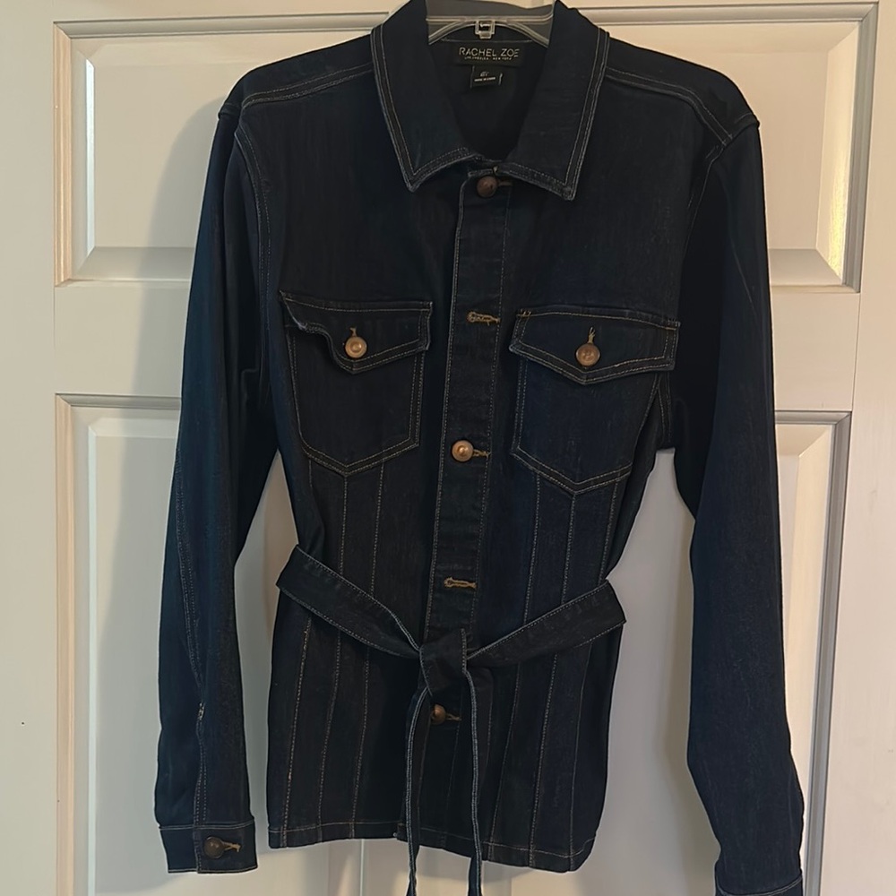 Rachel Zoe Women's Dark Denim Jacket